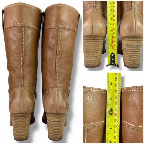 Timberland Earthkeepers Rudston Tall Western Riding Boots Brown Leather 5.5 - Picture 9 of 11